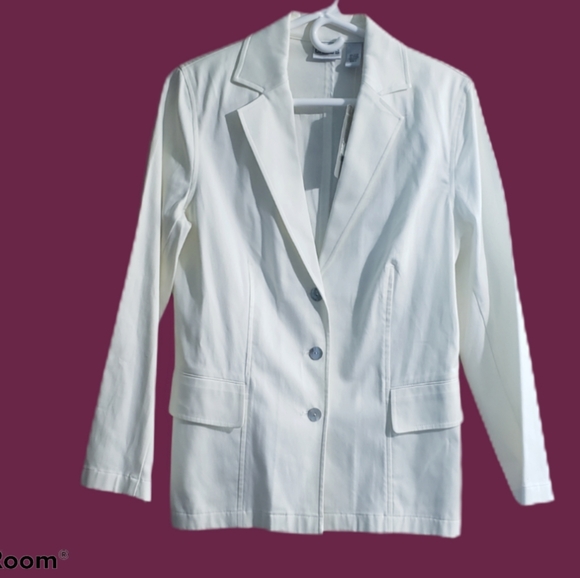chicos white blazer